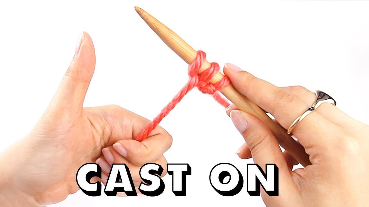 How to Cast On Knitting: Long Tail Method for Beginners