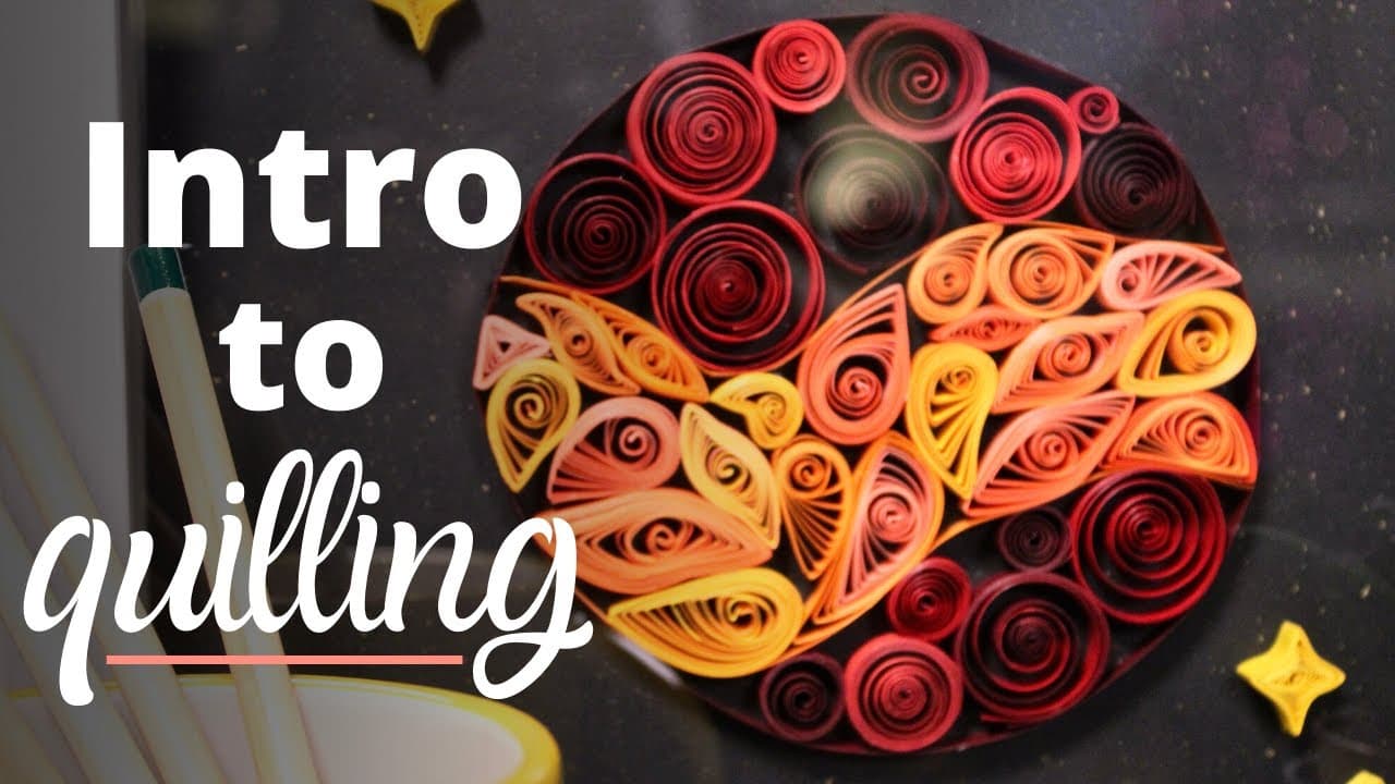 Paper Quilling for Beginners - 7 Basic Shapes and Your First Project