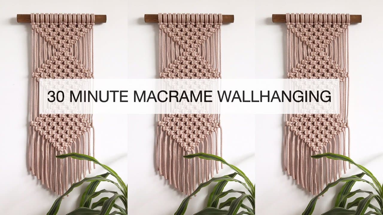 Easy Macrame Wall Hanging for Beginners
