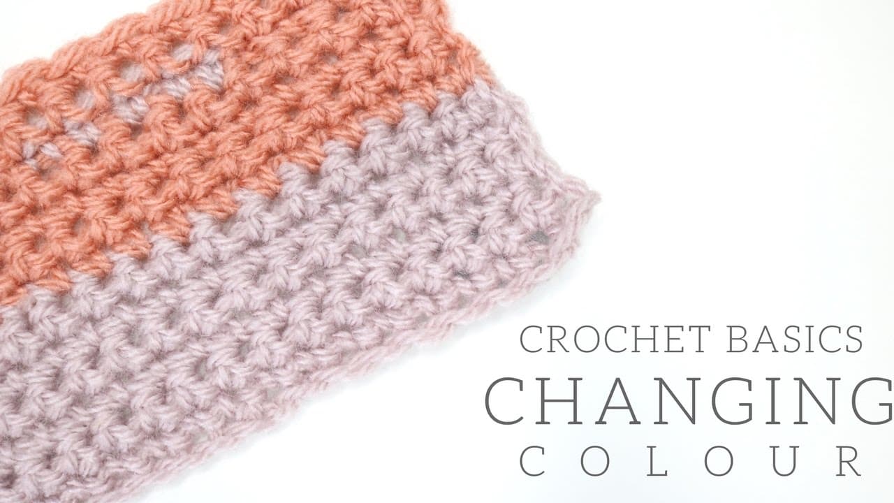 How to Change Colors in Crochet (Last Yarn-Over Method)