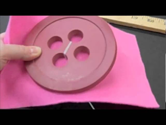 How to Sew a Button by Hand