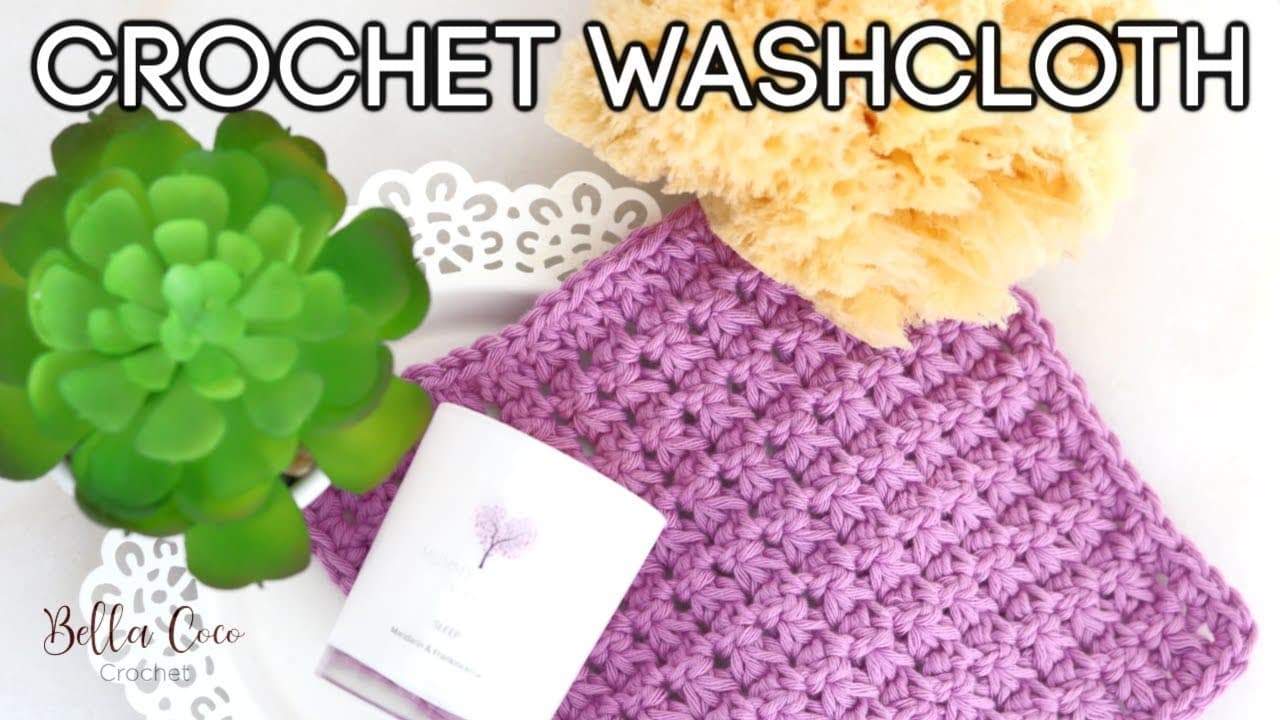 How to Crochet a Dishcloth (Cotton, Easy)