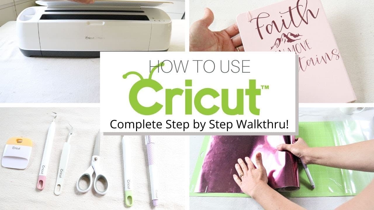 How to Use a Cricut for Beginners (Download, Upload, Cut)