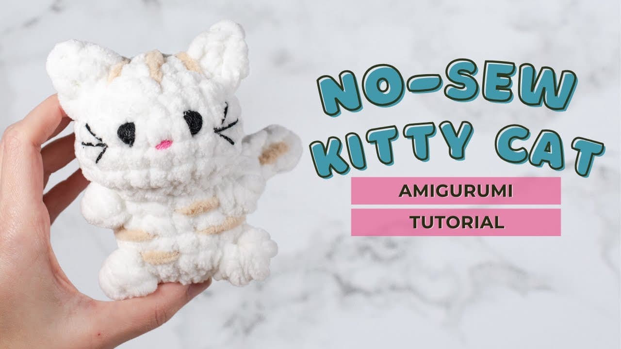 How to Crochet a Cat (No-Sew Beginner Amigurumi)