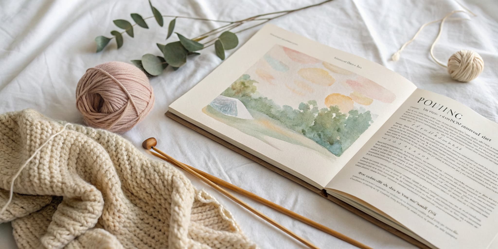 Beginner knitting