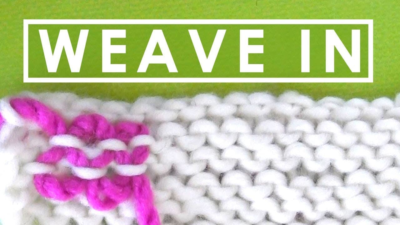 How to Weave In Ends Knitting (2 Methods for a Clean Finish)