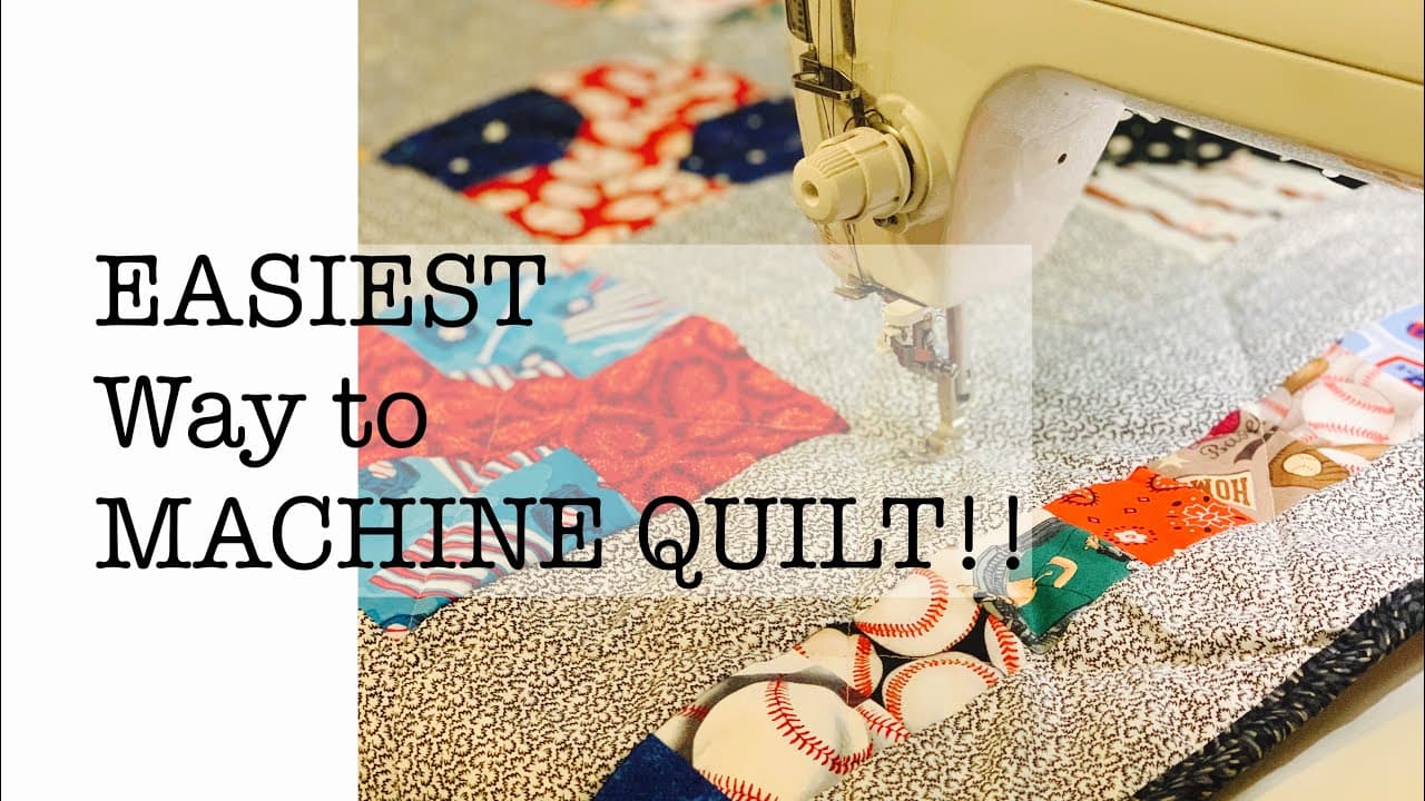 How to Machine Quilt: Beginner Straight-Line Quilting