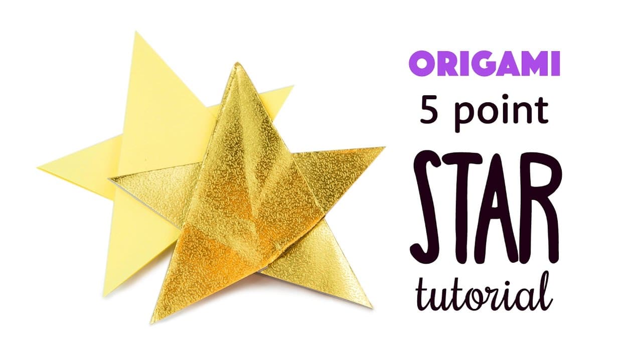 How to Make a Paper Star in 6 Easy Folds
