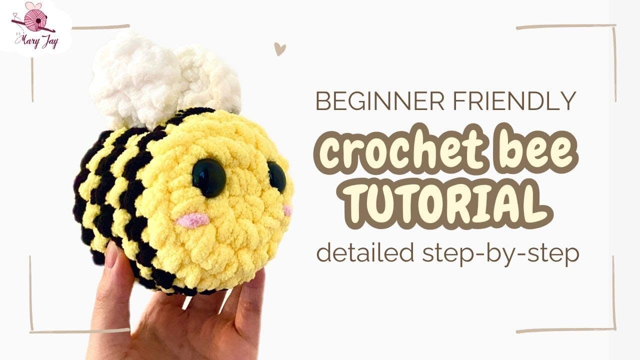How to Crochet a Bee: Beginner Amigurumi