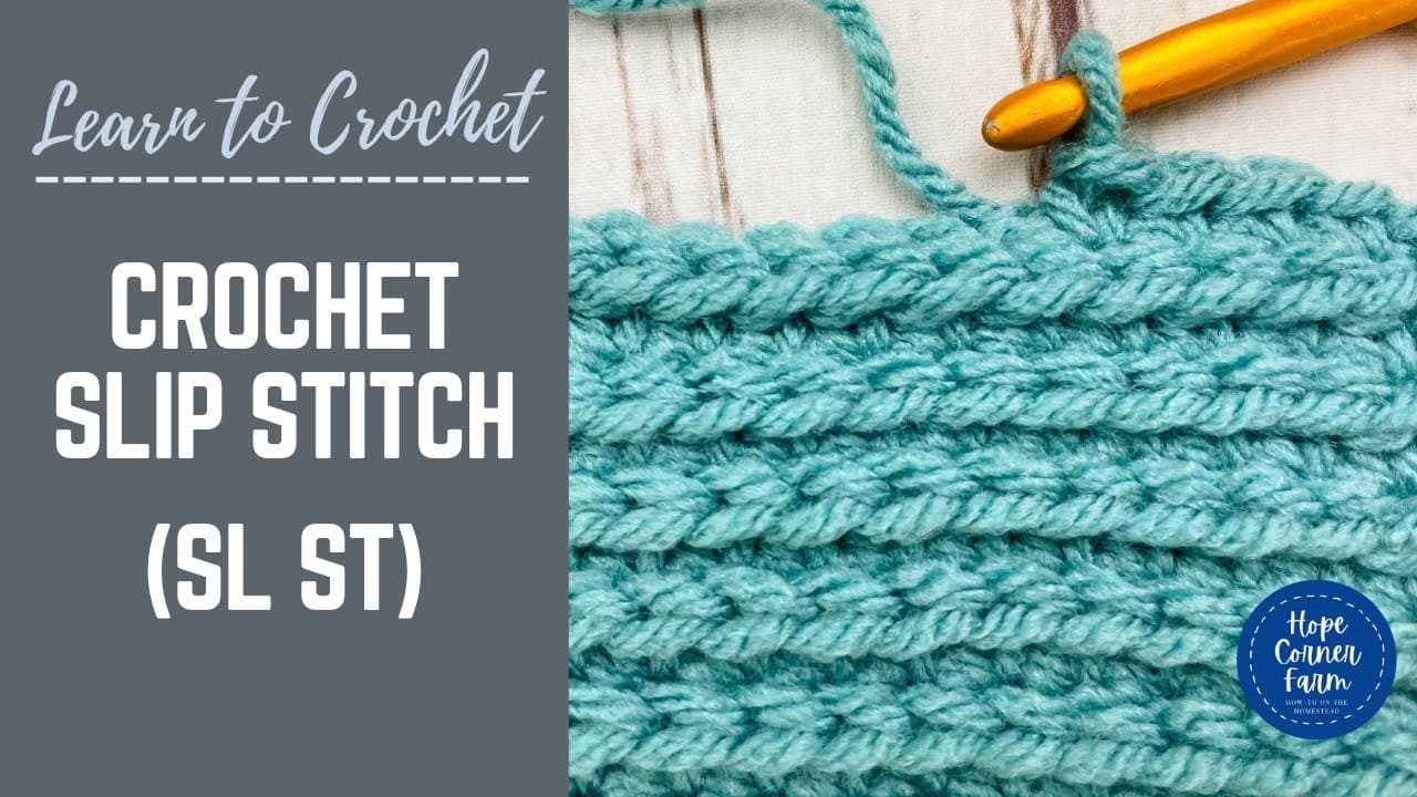 How to Slip Stitch in Crochet
