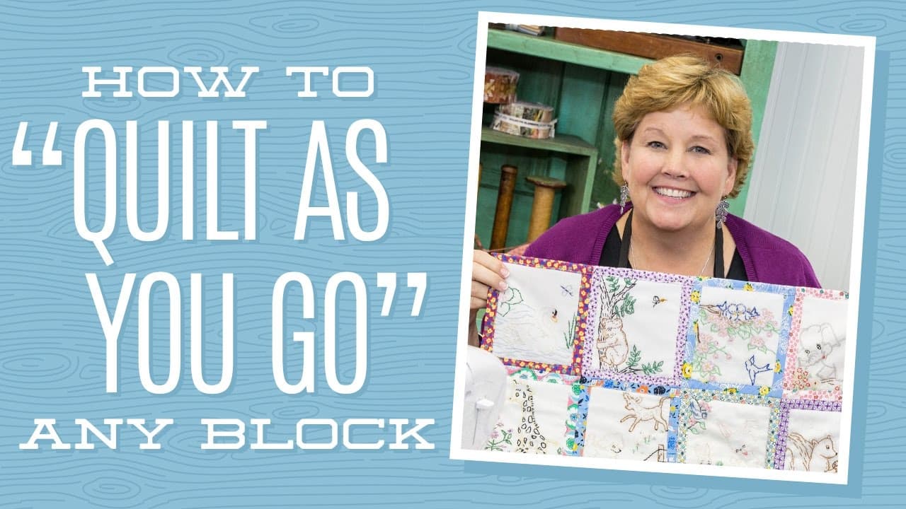 How to Sew Quilt Squares Together (Quilt-As-You-Go Method)