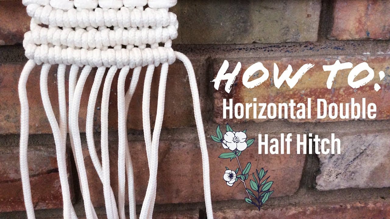 How to Tie a Half Hitch (Horizontal Double Half Hitch, 2 Methods)