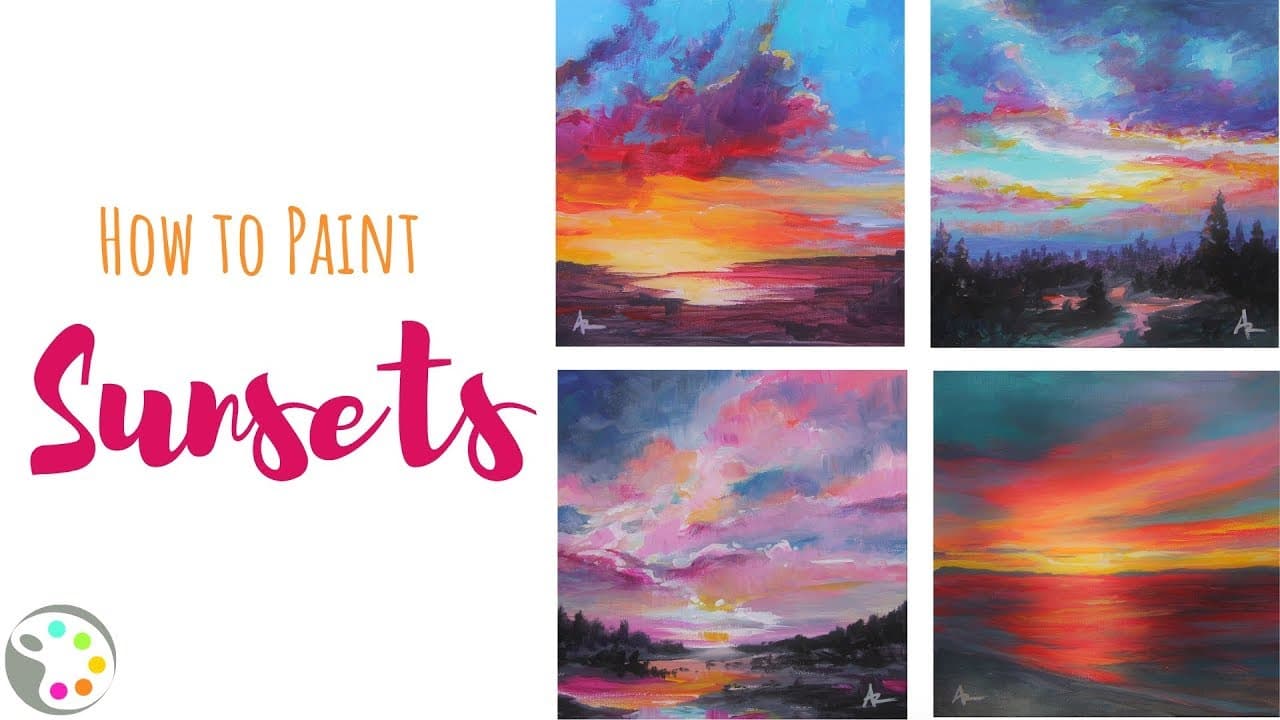 How to Paint a Sunset: 5-Step Acrylic Tutorial