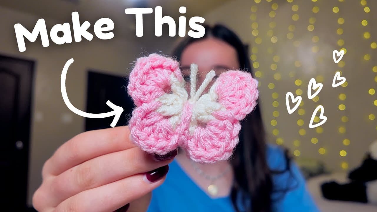 How to Crochet a Butterfly: Quick Beginner Project