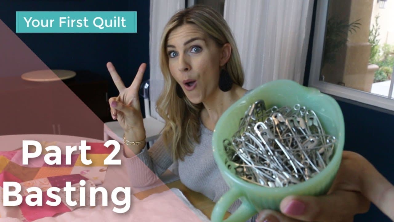 How to Baste a Quilt (Spray, Pin, and Thread Methods)