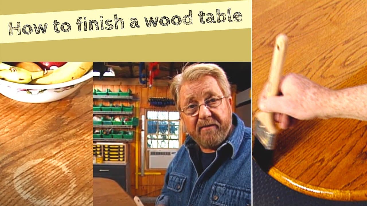 How to Refinish a Wood Table - 7 Steps