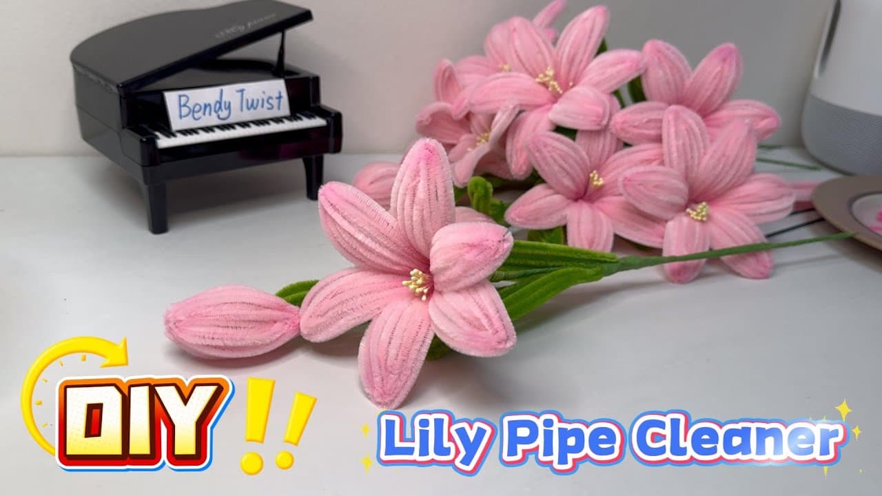 How to Make Pipe Cleaner Flowers (5 Easy Designs)