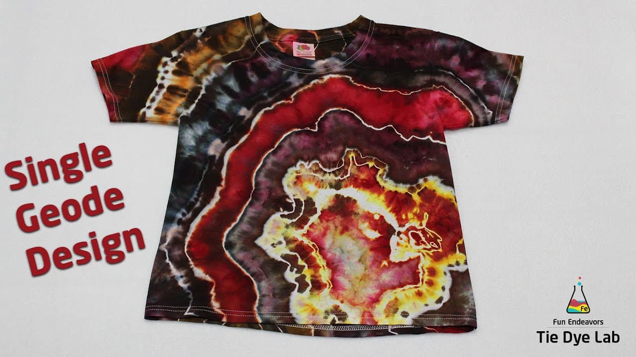 How to Ice Dye a Geode T-Shirt (Single Geode Method)