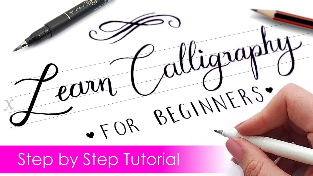 How to Write in Calligraphy - 7 Step Beginner Tutorial