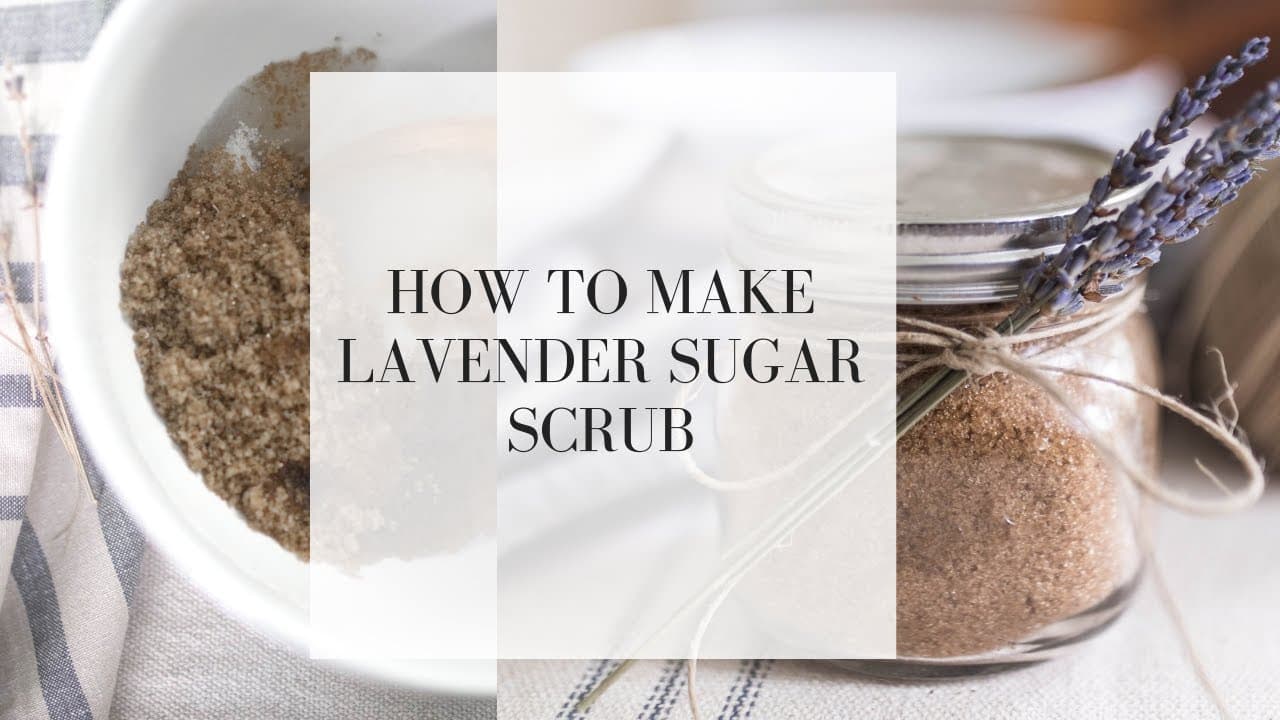 How to Make Sugar Scrub - Easy 3-Ingredient DIY