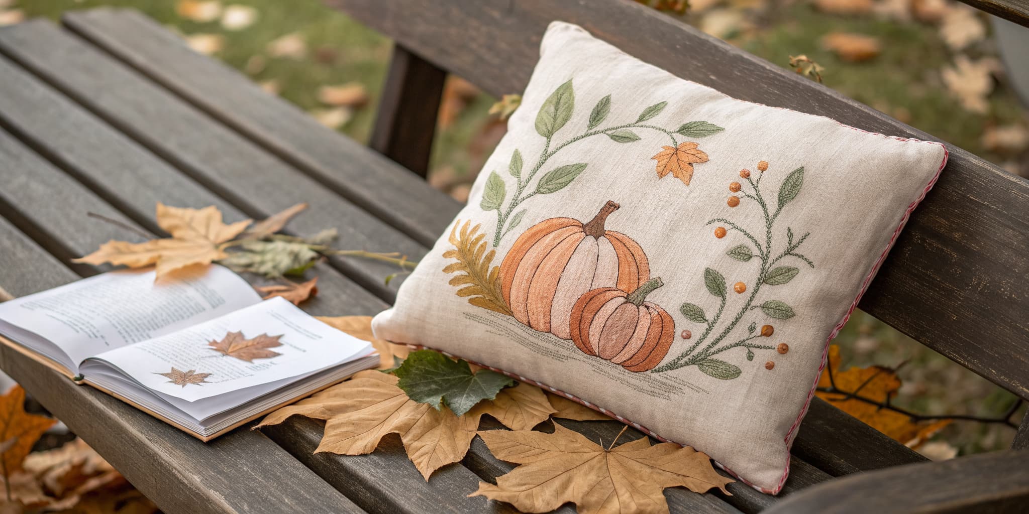 Pumpkin pillow stitch-along