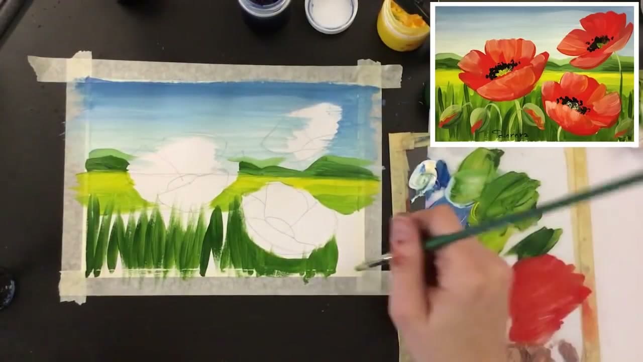 Step 3: Step 3: Paint the Hills and Field