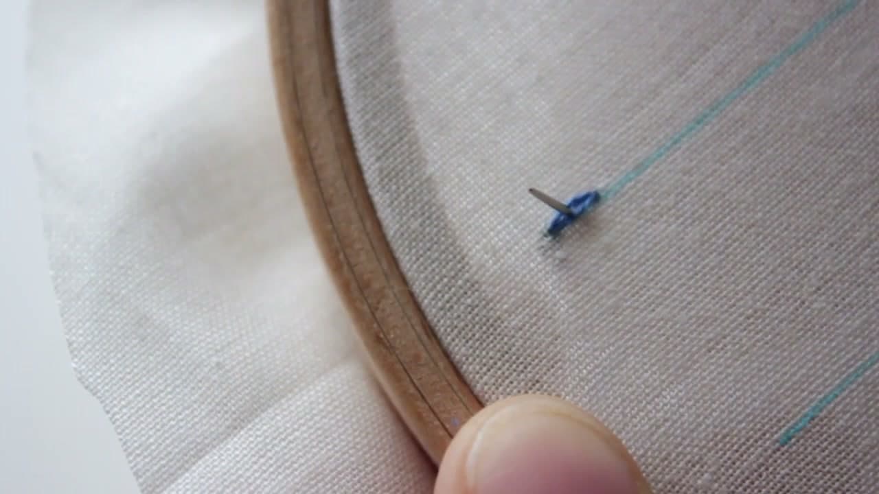 Step 5: Step 5: Come Back Up Through the Middle of That Stitch