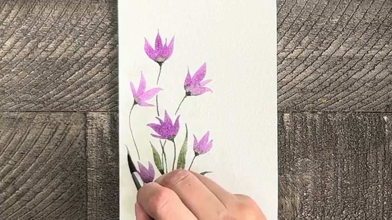 Step 6: Step 6: Add Stems, Leaves, and Yellow Centers