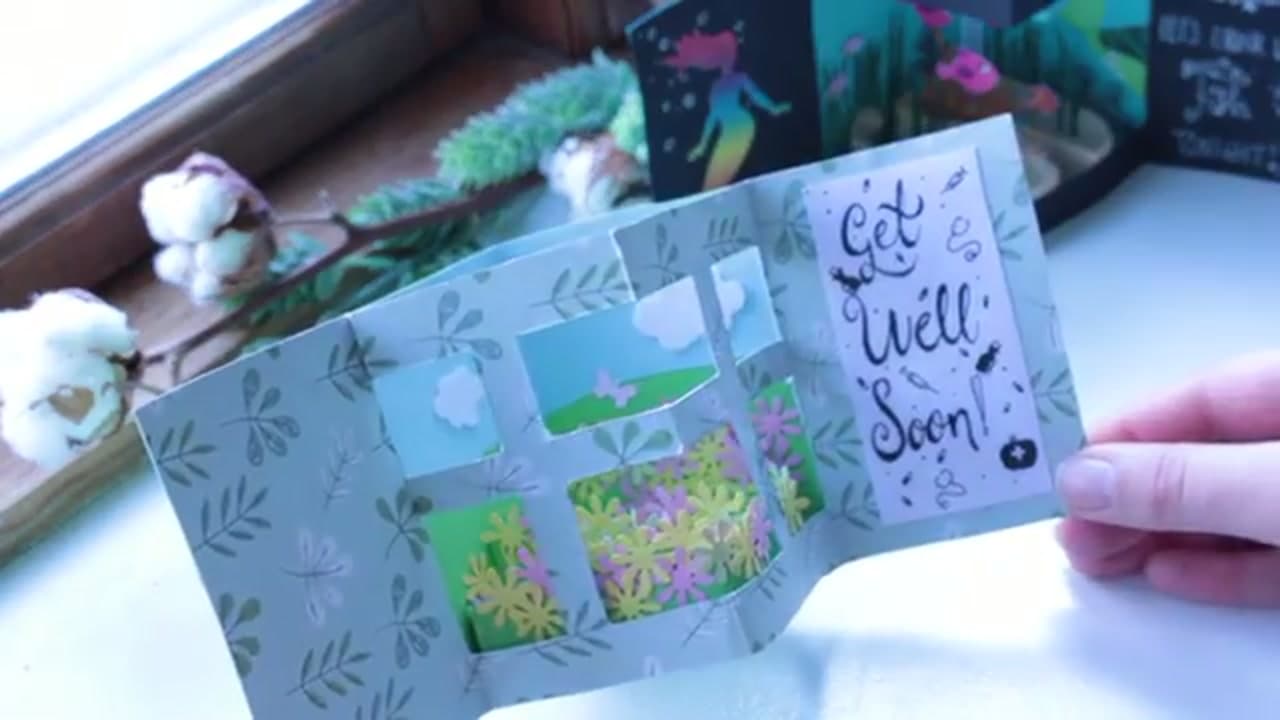 Step 1: Gather Your Supplies - How to Make a 3D Card (Paper Spring Pop-Up Birthday Card)