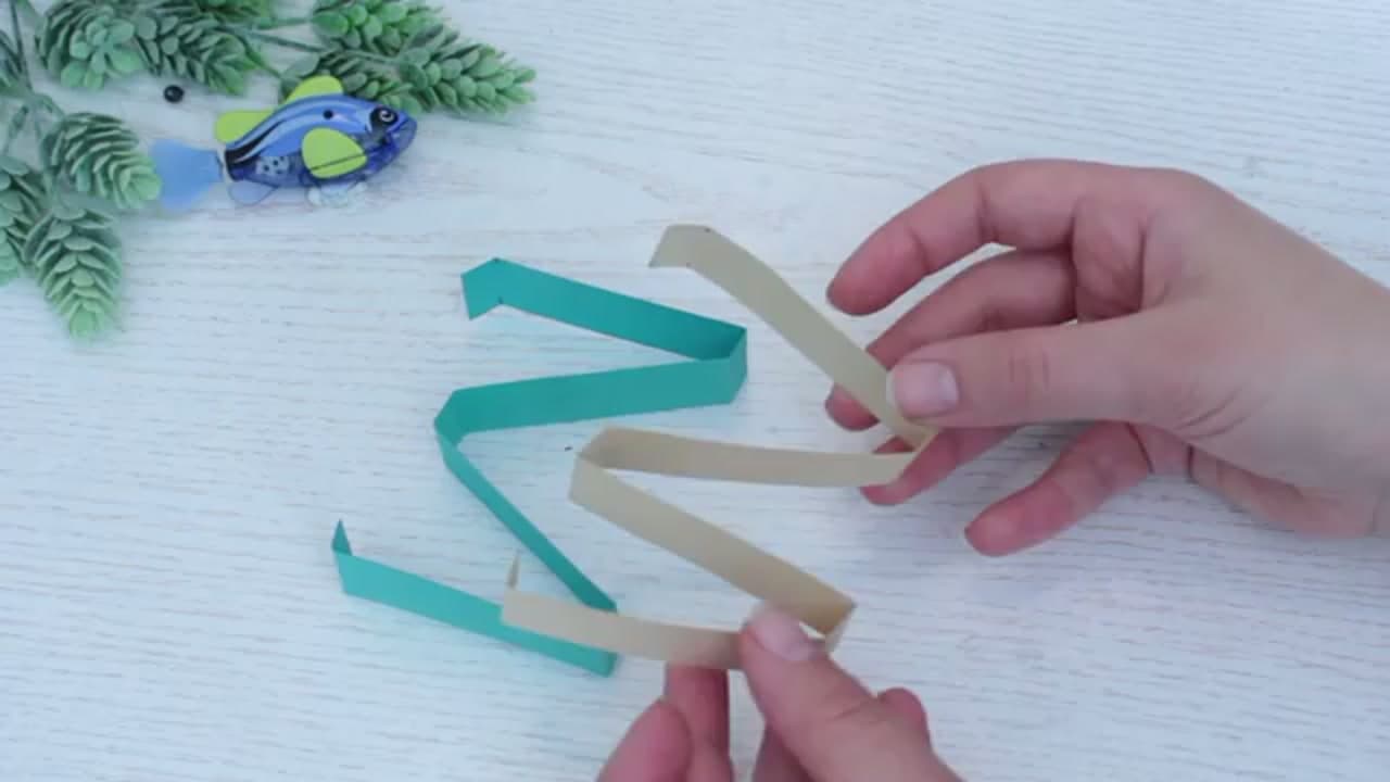 Step 4: Fold the Accordion Paper Springs - How to Make a 3D Card (Paper Spring Pop-Up Birthday Card)