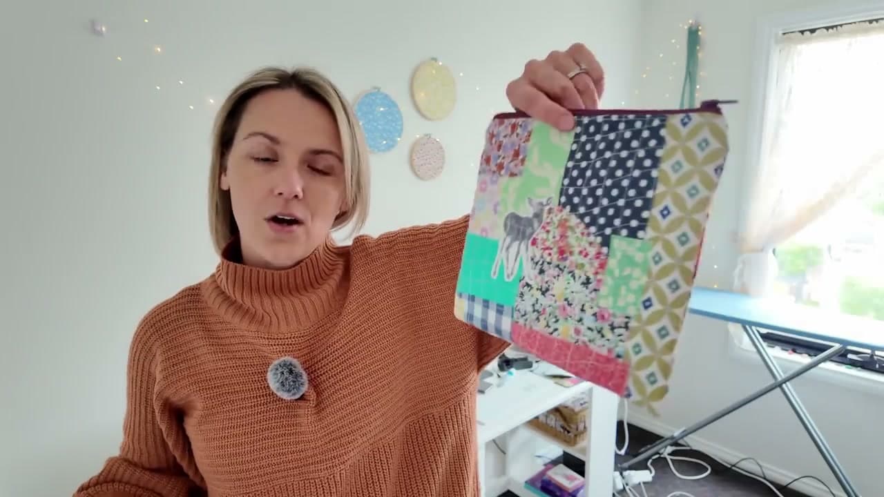 The finished result: What to Do With Fabric Scraps: 5 Zero-Waste Sewing Projects