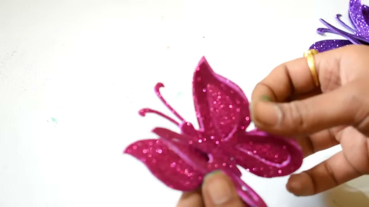 Step 6: Finish and Set Aside Your Butterflies - How to Make Paper Butterflies (Wall Decor)
