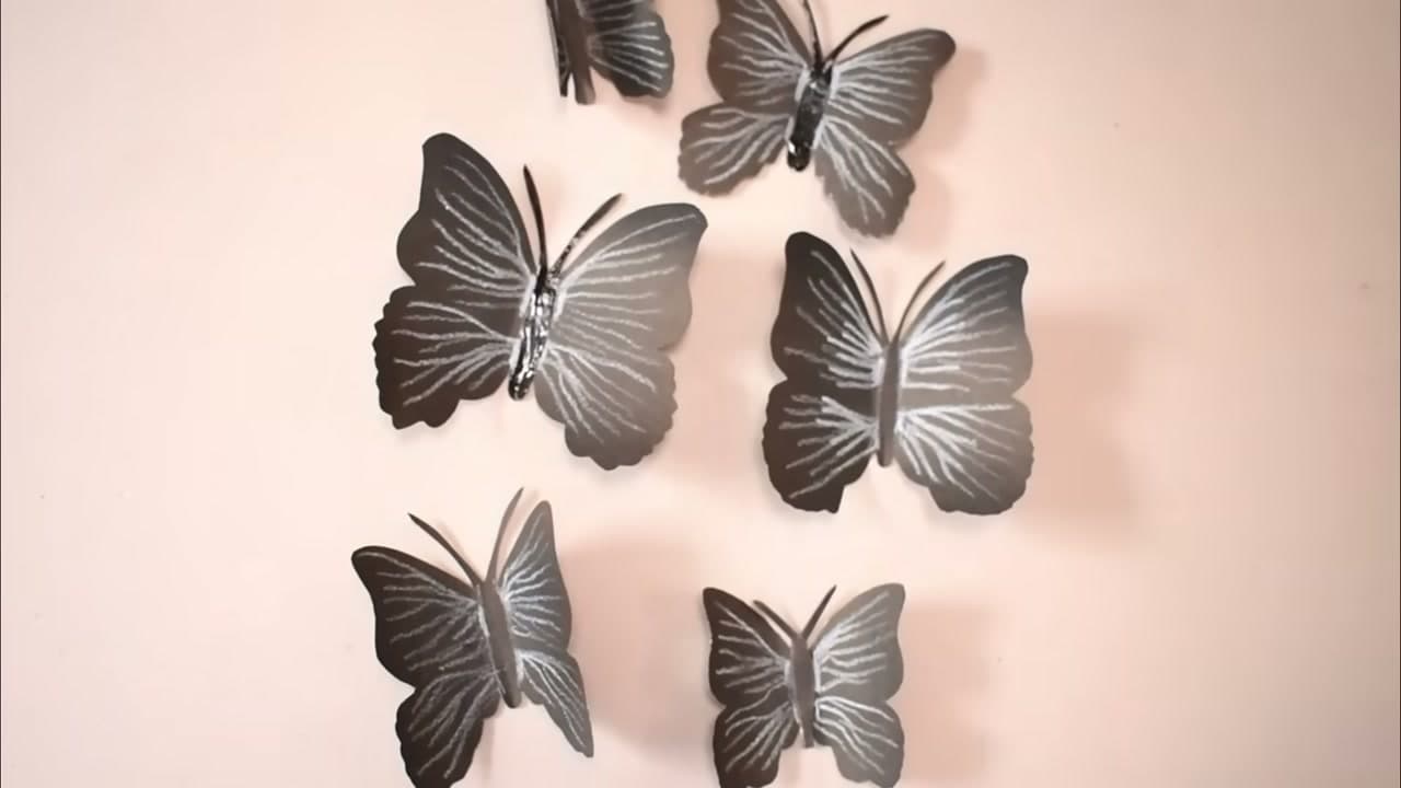Step 8: Arrange Them on the Wall - How to Make Paper Butterflies (Wall Decor)