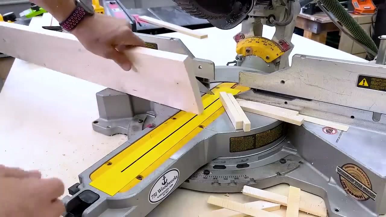 The finished result: How to Use a Miter Saw