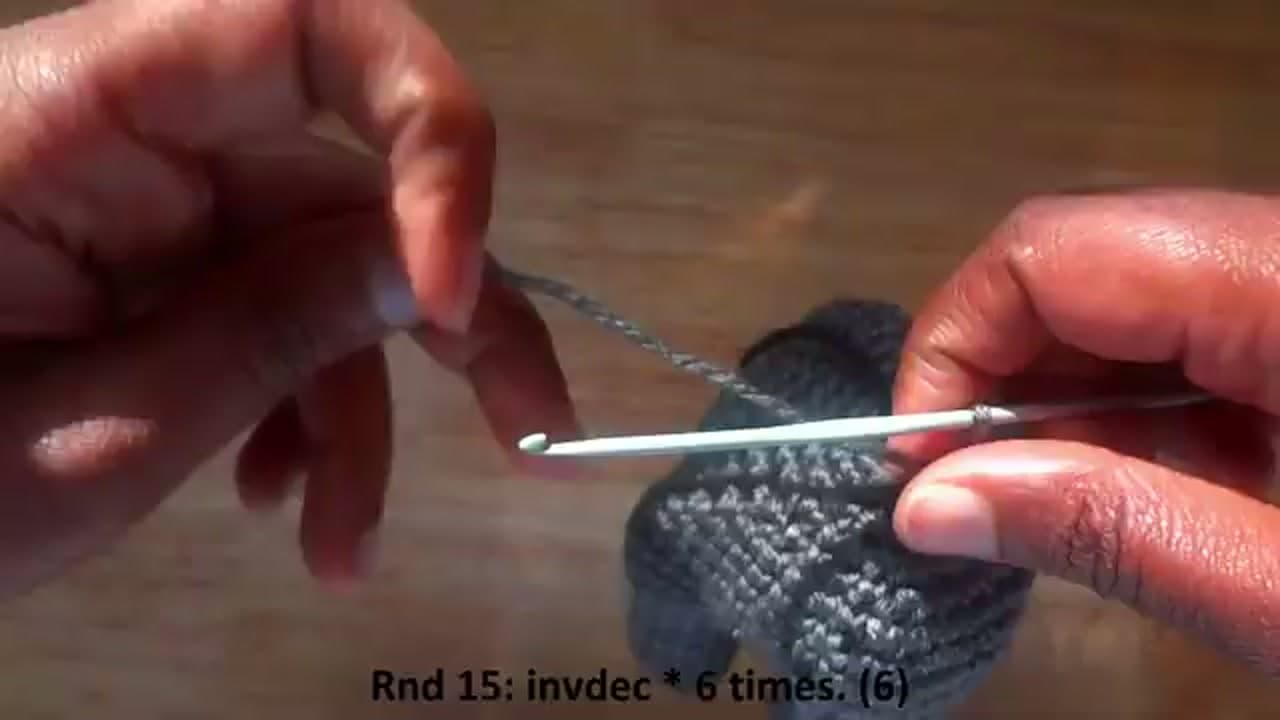 Step 6: Stuff the Body and Close It Up - How to Crochet an Elephant (Beginner Amigurumi Pattern)