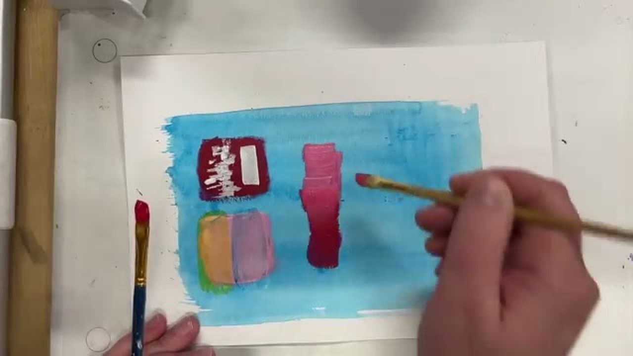 Step 5: Step 5: Blend Wet on Wet for Smooth Gradients