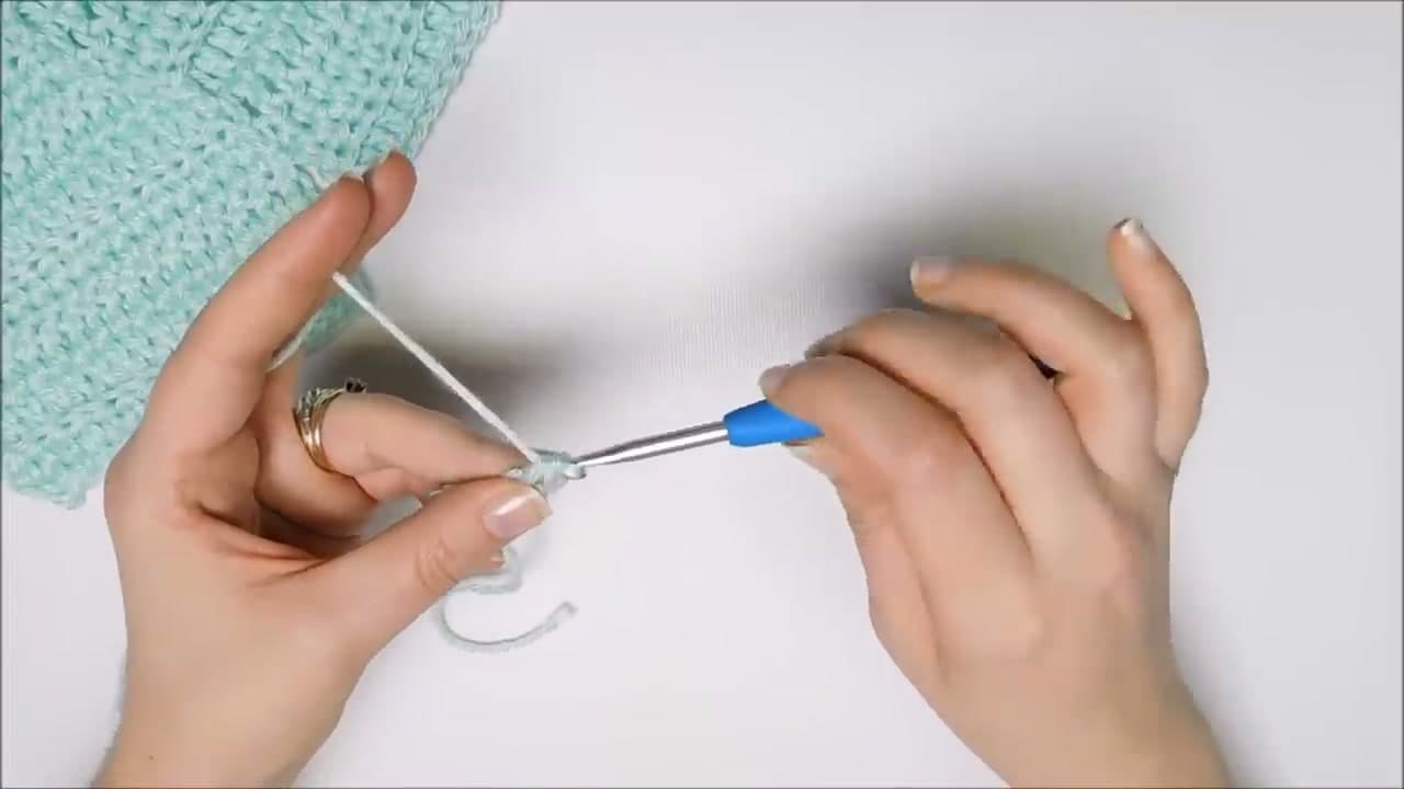 Step 3: Step 3: Row 1 - Single Crochet Across