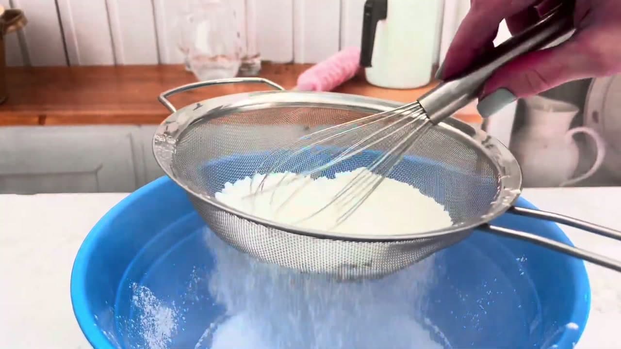 Step 2: Step 2: Sieve and Whisk the Dry Ingredients