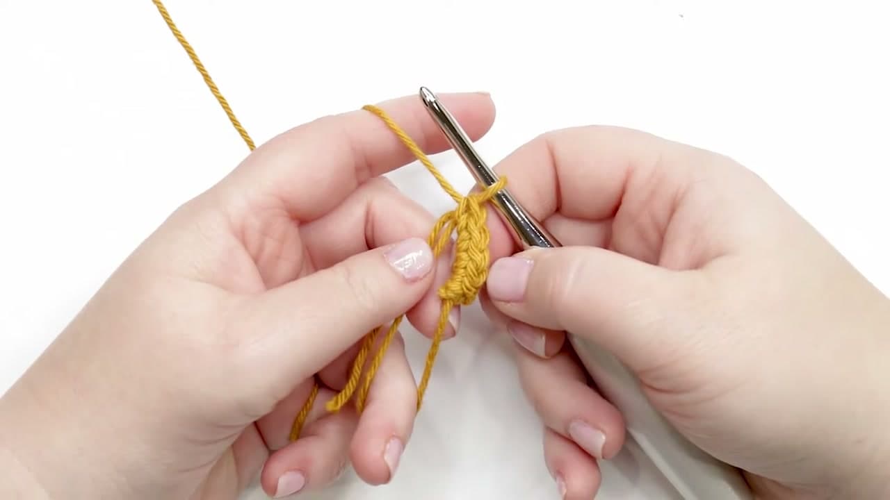 Step 3: Step 3: Round 1 - Six Single Crochets in the Ring