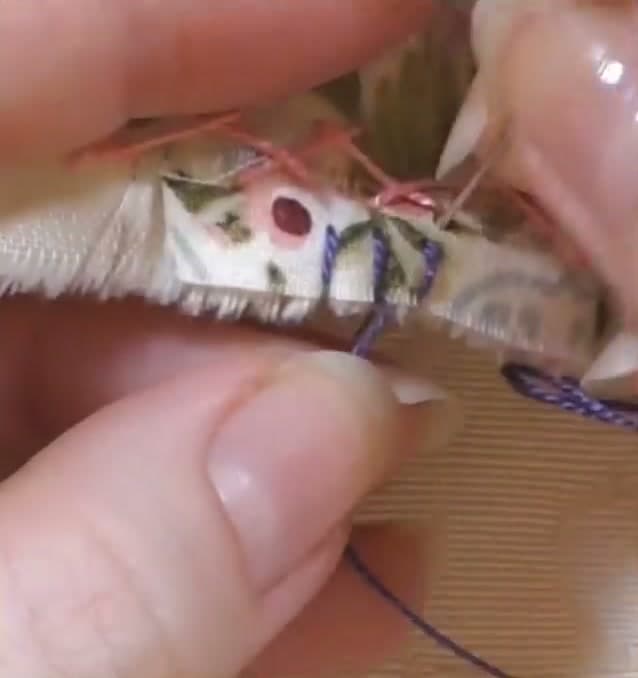Step 6: Step 6: Work the Stitch Over a Raw Edge