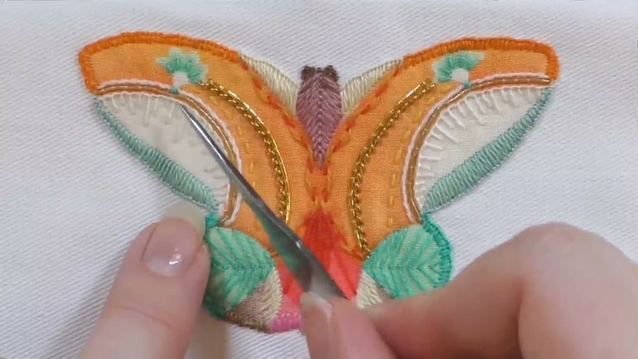 The finished result: How to Do a Blanket Stitch (Decorative Edging by Hand)