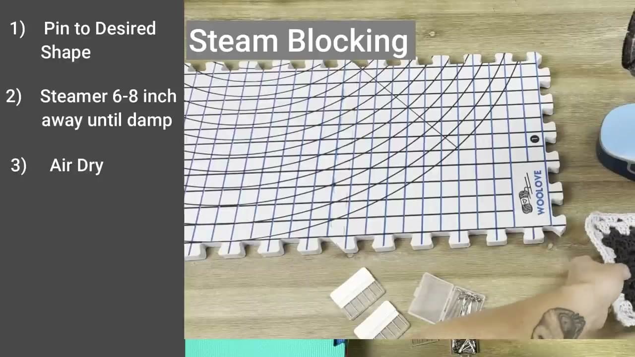 Step 6: Step 6: Steam Blocking - The Fastest Finish