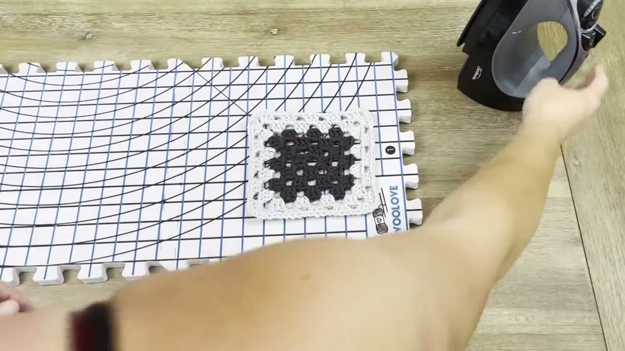 The finished result: How to Block Crochet (Wet, Spray, and Steam)