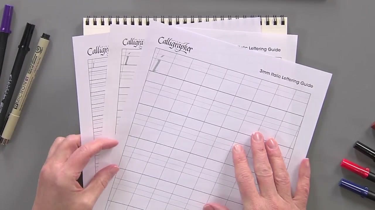 Step 1: Step 1: Gather Your Pen, Paper, and Lining Guide