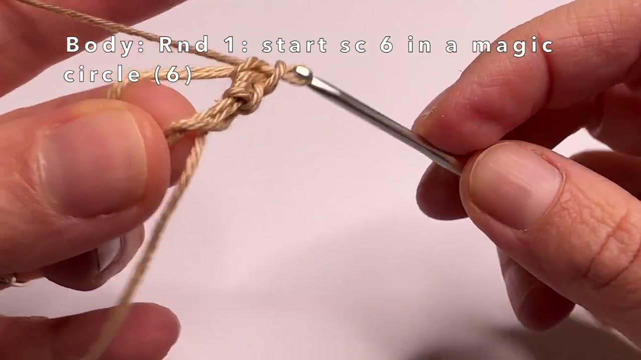 Step 2: Step 2: Crochet the Body with a Magic Ring