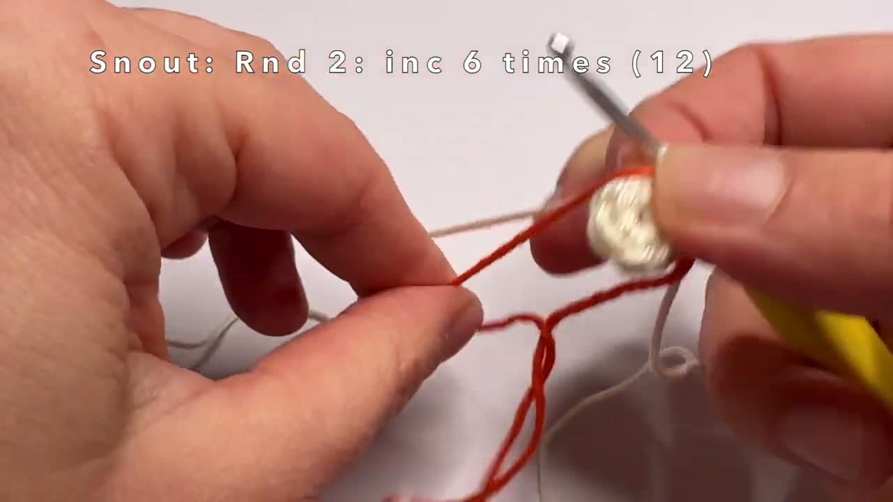 Step 4: Step 4: Make the Snout and Sew It On