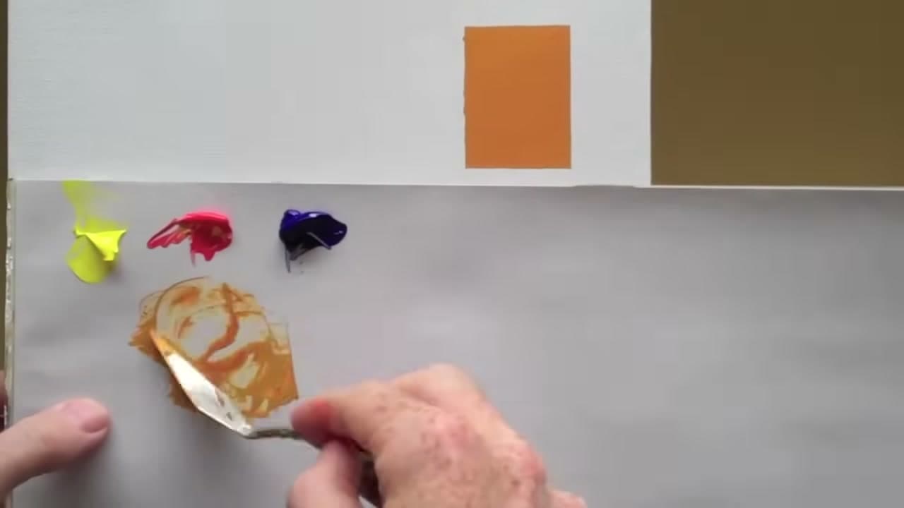 Step 7: Correct Any Overshoot - How to Mix Acrylic Paint Colors