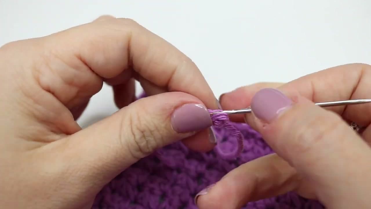 Step 8: Step 8: Fasten off and weave in the ends
