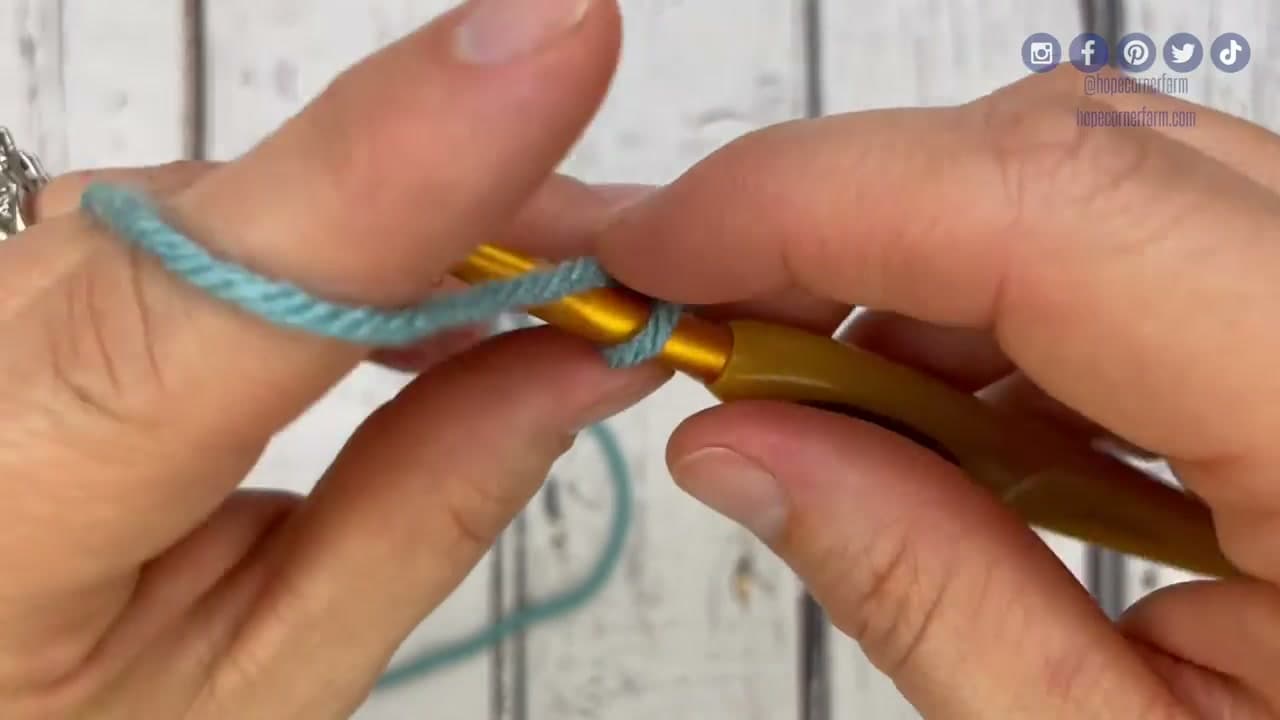 Step 2: Chain 1 and Turn Your Work - How to Slip Stitch in Crochet