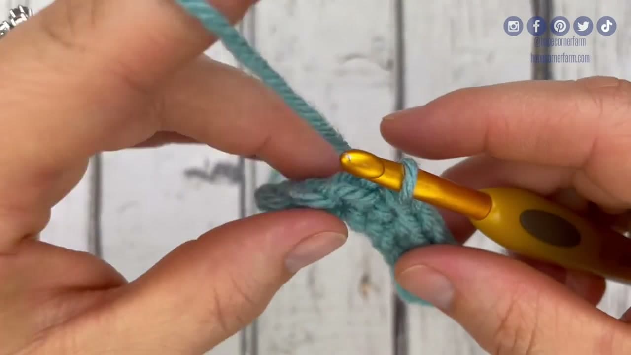 Step 6: Repeat Across the Whole Row - How to Slip Stitch in Crochet